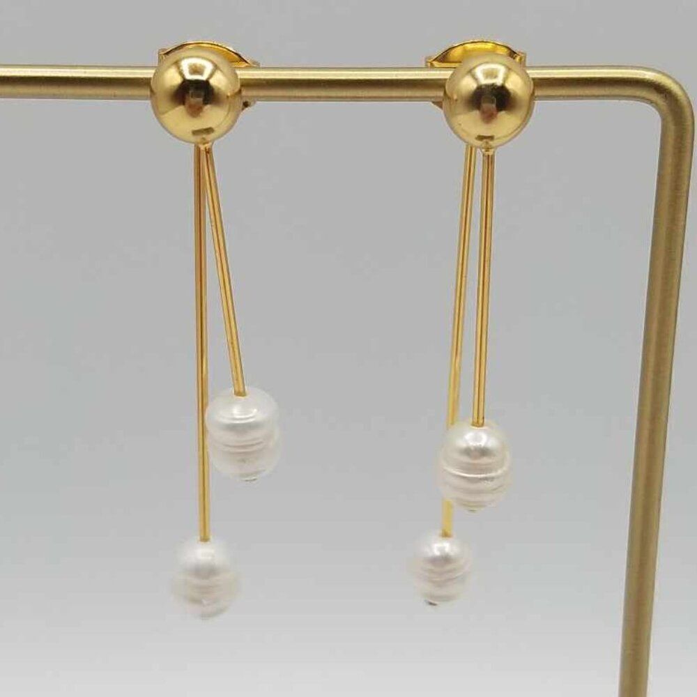 J Crew Freshwater Pearl Drop Earrings